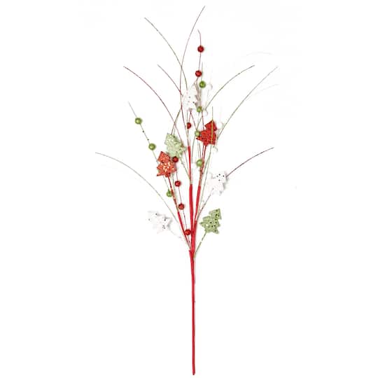 27" Christmas Glittered Picks, 3ct.